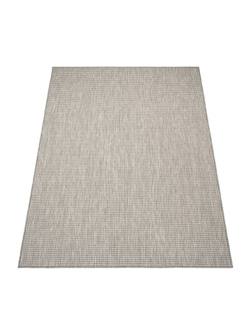 KADIMA DESIGN Outdoor Teppich Natur Balkon, Terrasse in Grau