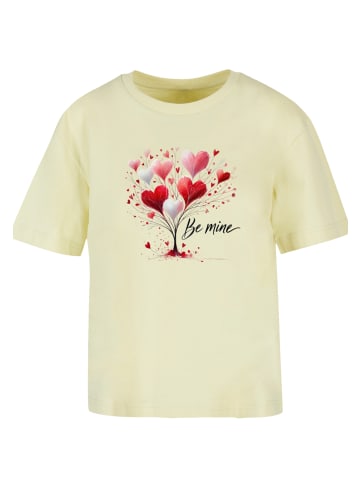 F4NT4STIC Tee Herzbaum Be Mine! in softyellow