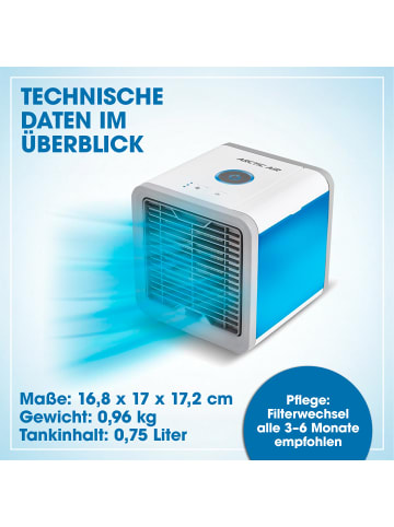 Livington Luftkühler Arctic Air in Weiß