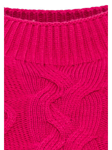 Camel Active Strickpullover mit Turtleneck in Magenta