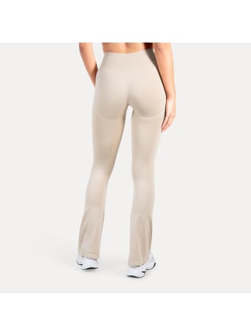 SMILODOX Schlagleggings Oriana in Taupe