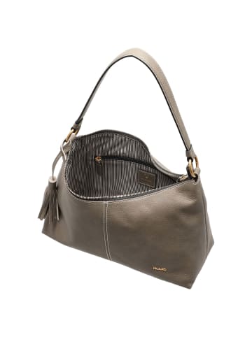 PICARD Calico - Schultertasche 32 cm (schwarz) in taupe