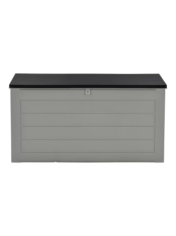 GMD Living Outdoor Kissenbox "PRIMO BLACK" 680 l wasserdicht in Farbe Grau - Schwarz