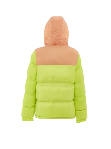 hoona Wattierte Steppjacke in Saure Limette Aprikose