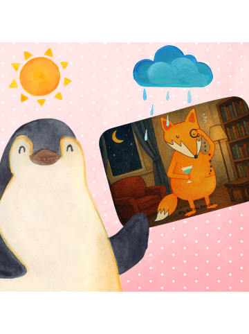 Mr. & Mrs. Panda Badvorleger Fuchs Lord Design ohne Spruch in Weiß