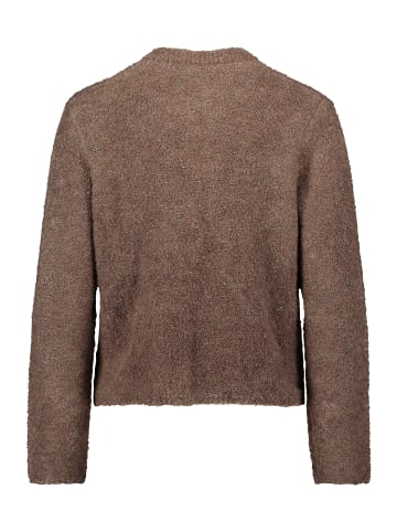Betty Barclay Grobstrickjacke mit Lurexfaden in Braun
