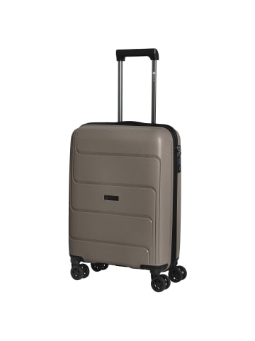 Check.In St. Louis - 4-Rollen-Kabinentrolley 55 cm (altrosa) in taupe