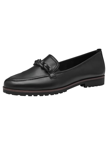 Tamaris Slipper in BLACK LEATHER