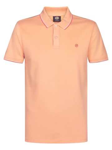 Petrol Industries Klassisches Poloshirt Wave in Orange