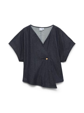 Vero Moda Asymetrisches Top in Dark Blue Denim
