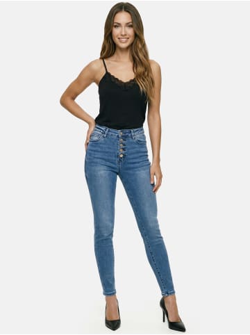 Tazzio Jeans "F136" - Skinny Fit - in Hellblau