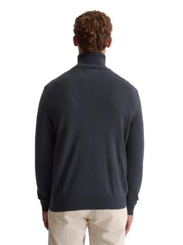 Marc O'Polo Zipper-Strickjacke regular in dark navy