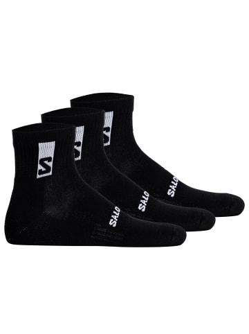 SALOMON Socken 3er Pack in Schwarz