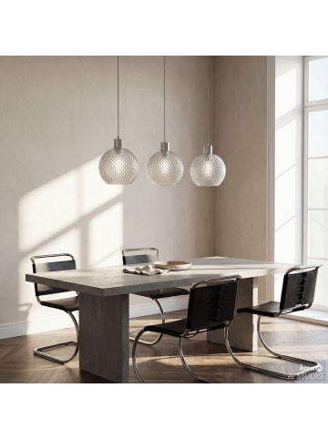 home24 Pendelleuchte NADE 1-flammig in Chrom