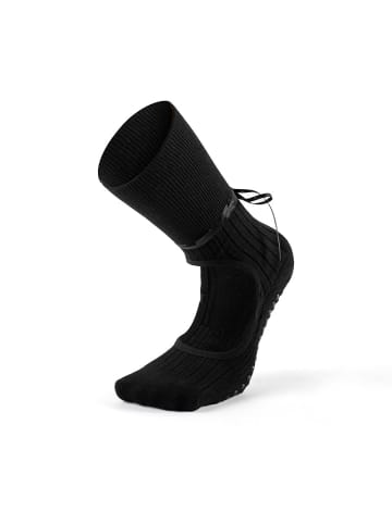 MUNADUNA Ballet-/Yoga-/Pilates-Socken mit offenem Spann & Satinband