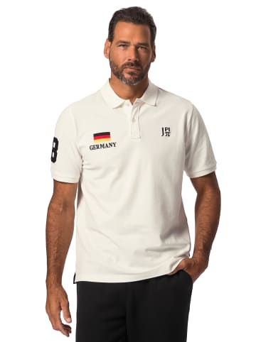 JP1880 Poloshirt in schneeweiß