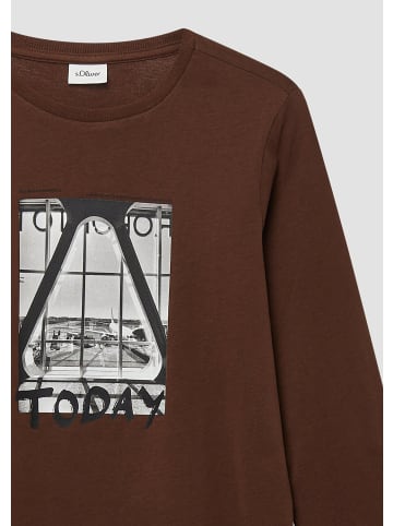 s.Oliver T-Shirt in 8844_dunkelbraun