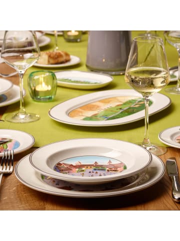 Villeroy & Boch Suppenteller Hühnerhof Design Naif in bunt