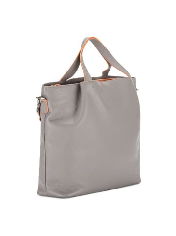 MYWALIT Shopper Tasche Leder 32 cm fumo