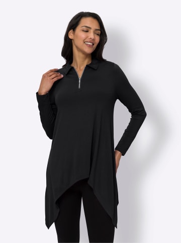 Sieh an! Zipfelshirt in schwarz