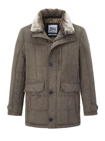 S4 JACKETS Velours-Jacke Polaris in taupe