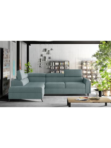 MF Design Katara Recamiere Links in Türkis -  (L) 265 x (B) 265 x (H) 92 cm