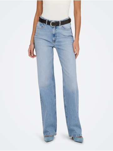 ONLY Jeans mit weitem Bein in Medium Blue Denim
