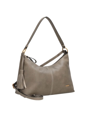 PICARD Calico - Schultertasche 32 cm (schwarz) in taupe