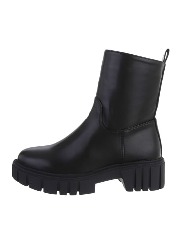 Ital-Design Stiefelette in Schwarz