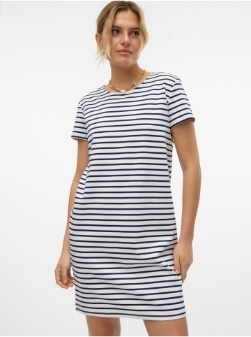 Vero Moda Kurzes Kleid Kurzarm Rundhals Midi in Navy