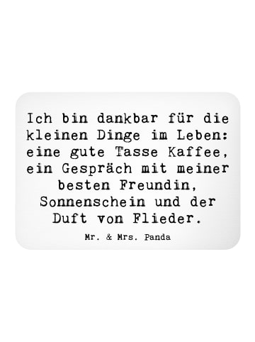 Mr. & Mrs. Panda magnet Spruch Dankbarkeit für kleine Dinge mit ... in Weiß