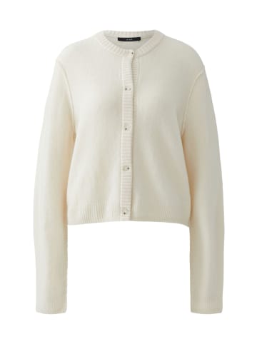Oui Strickjacke ILAYA in Offwhite