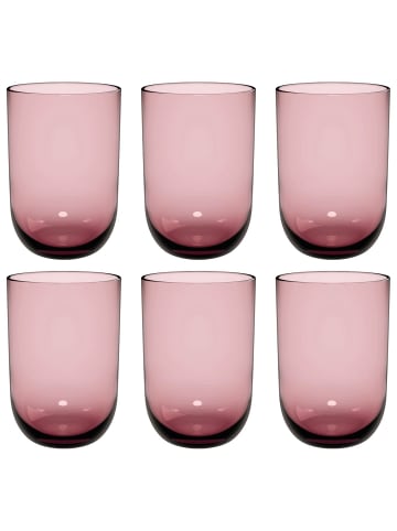 6er Set Longdrinkbecher Like Glass in Grape 385 ml