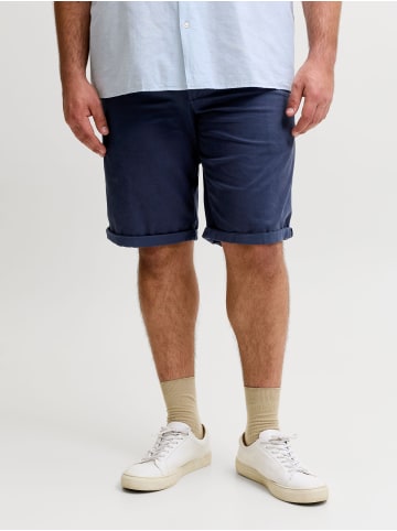 JACK & JONES PLUS Chino Shorts in Navy Blazer