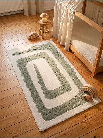 KADIMA DESIGN Teppich Kinderzimmer Kinder-Motiv Kinderzimmer pflegeleicht Spielzimmer in Creme
