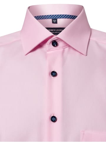 Andrew James Businesshemd in rosa - 0011