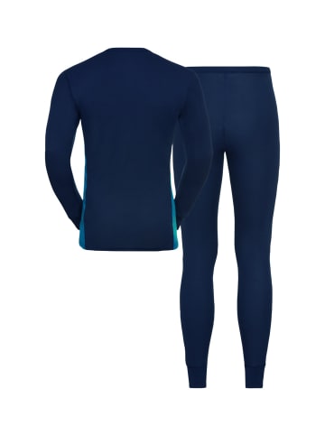Odlo Baselayer Set Active Warm ECO Special in Blau