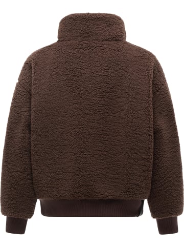 ragwear Plüschjacke Tillie Y in Dark Choco