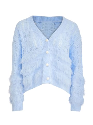 Poomi Damen Strickjacke in Hellblau