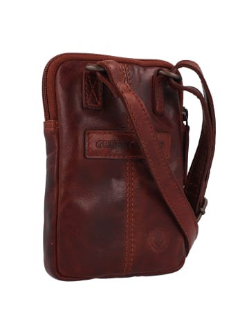 Greenburry Rugged Handytasche Leder 13 cm in brown