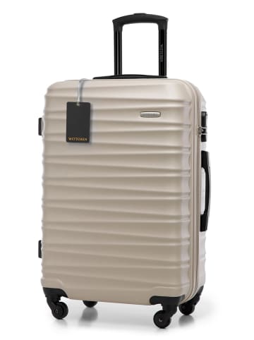 Wittchen MEDIUM SUITCASE FROM ABS WITH LUGGAGE TAG in Beige