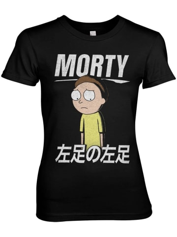 Rick and Morty Shirt in Schwarz
