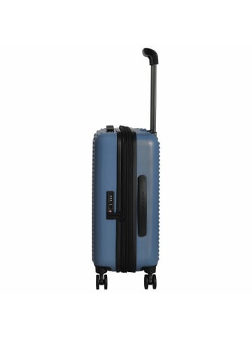 Mandarina Duck Tank Case - 4-Rollen-Trolley 55 cm erw. (china blue) in china blue
