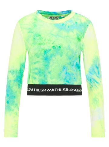 myMO ATHLSR Langarmshirt in Neon Grün