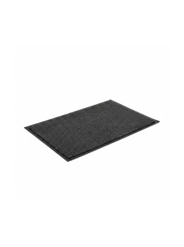 relaxdays Schmutzfangmatte in Schwarz/Grau - (B)90 x (T)60 cm