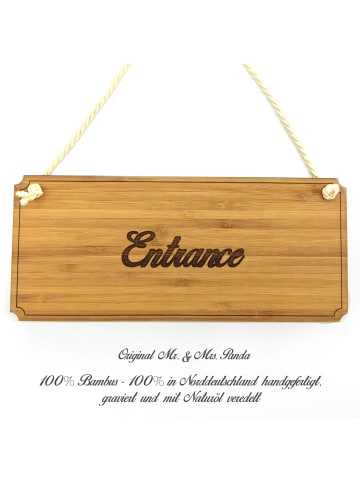 Mr. & Mrs. Panda Schild EntranZeichen mit Spruch in Keine Angabe