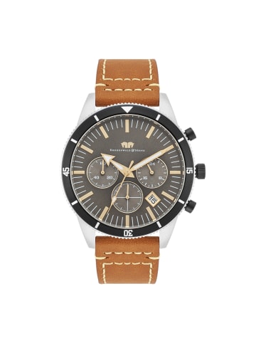 Rhodenwald & Söhne Uhr Classic aus Echtleder in braun