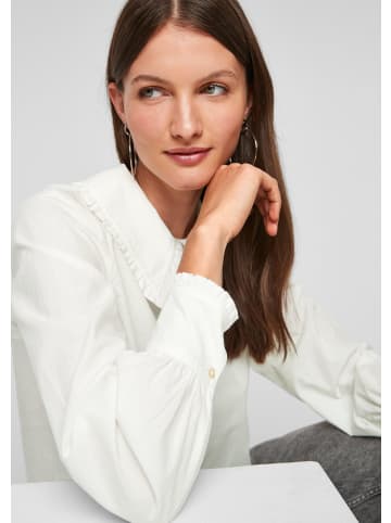 QS Bluse langarm in Creme