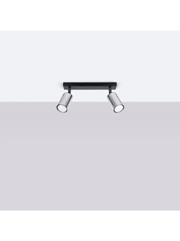 Nice Lamps Plafond SOLARA 2 schwarz/chrom H 1