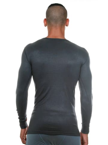 Oboy Langarm-Shirt U91 THERMAL in anthrazit